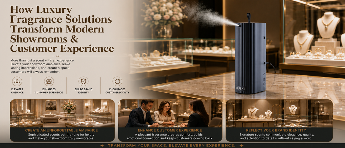 How Luxury Fragrance Solutions Transform Modern Showrooms & Customer Experience