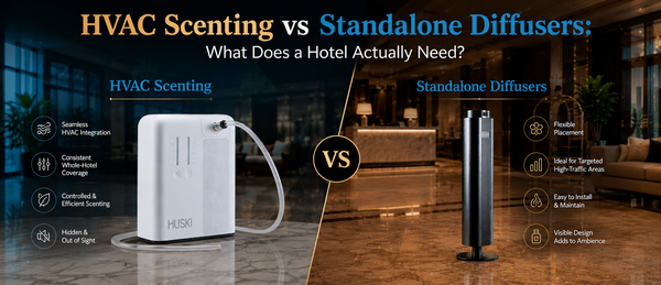 HVAC Scenting vs Standalone Diffusers for Hotels: Which One Is Right for Your Property?